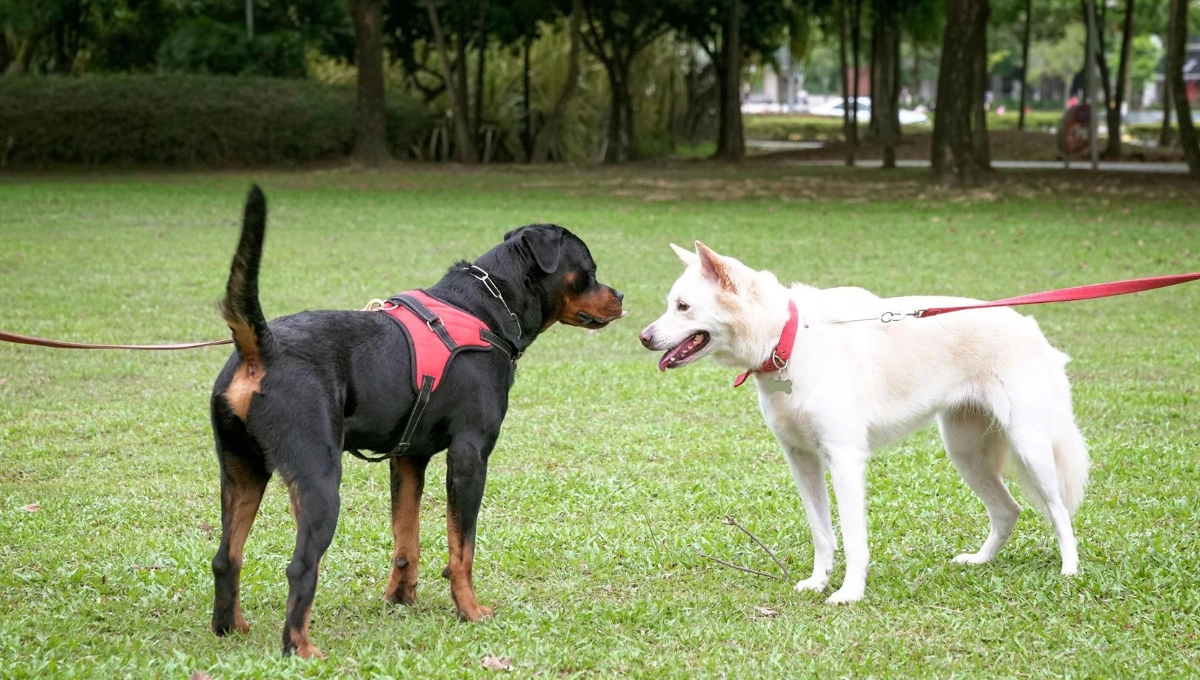 Park Dog Harness and Dog Collar