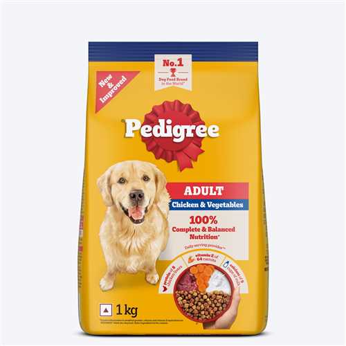 Pedigree Chicken and Vegetables Adult Dry Dog Food
