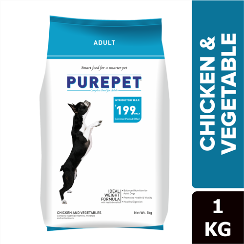Purepet Chicken and Vegetable Adult Dry Dog Food