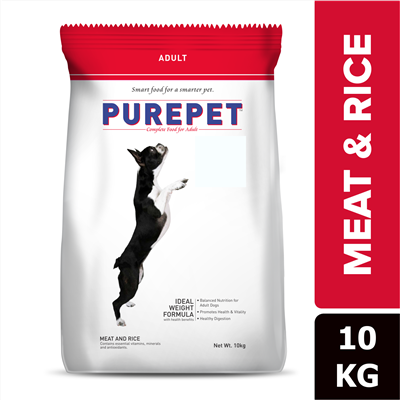 Purepet Meat and Rice Adult Dry Dog Food (2.8 KG)
