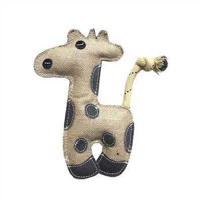 ALCAZAR Pet Jute Rope Toy Giraffe| Durable Interactive Toy for Chewing, Tugging & Fetch for Dogs of All Sizes