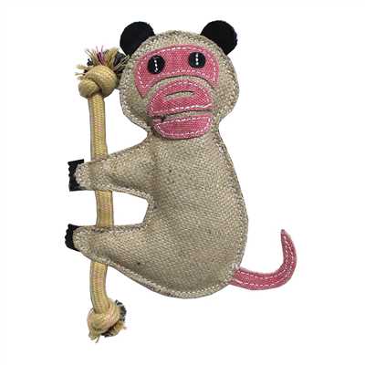 ALCAZAR Pet Jute Rope Toy Monkey | Durable Interactive Toy for Chewing, Tugging & Fetch for Dogs of All Sizes
