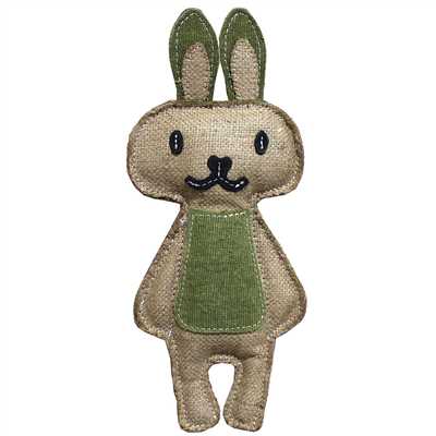 ALCAZAR Pet Jute Rope Toy Bunny The Rabbit | Durable Natural Chew & Tug Toy | Interactive Toy for All Breeds
